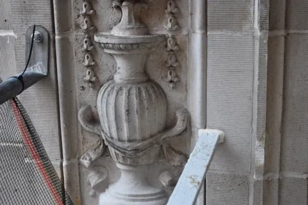 Tribute Restoration work in progress
